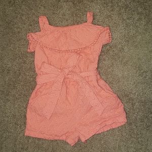 Toddler girls spring romper